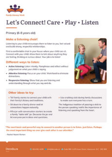 Let’s Connect! Primary (6-8 years old)