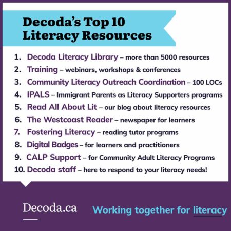top 10 literacy resources