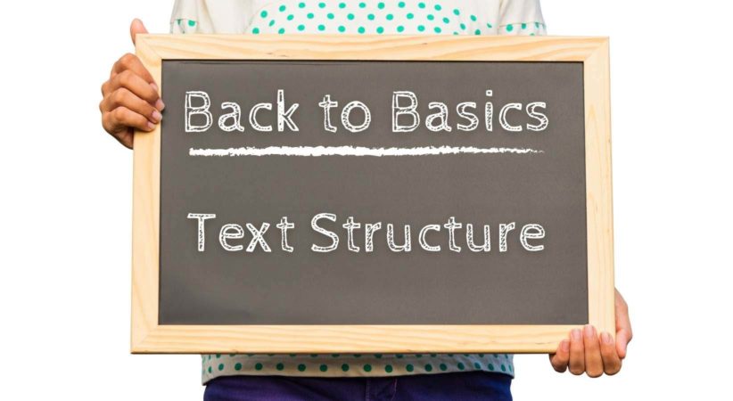 Back to Basics: Text Structure