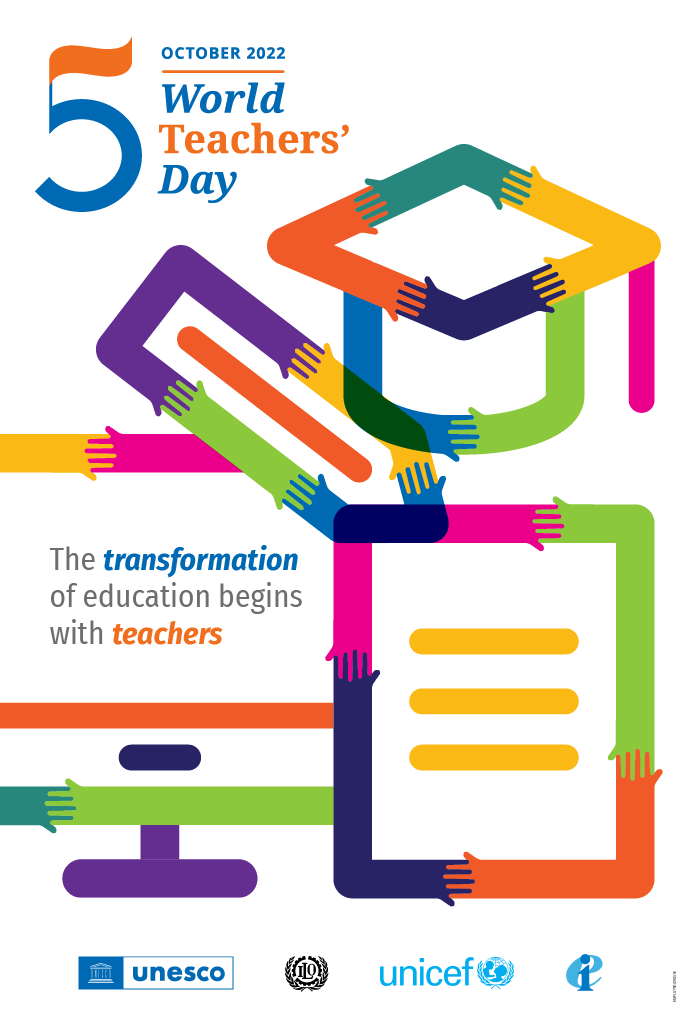 World Teachers' Day 2022 poster