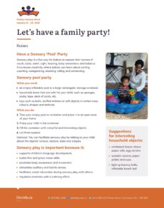 Family Literacy Week 2024 babies activity sheet