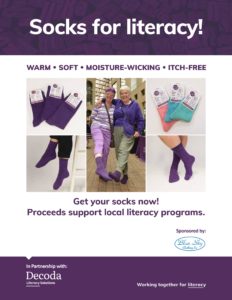 Socks for Literacy! Poster