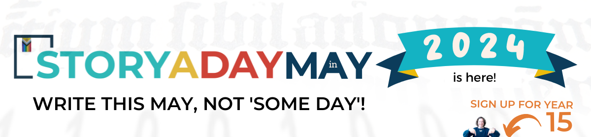 Story a day May 2024 banner