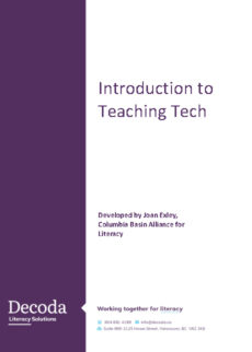 Introduction to teaching tech