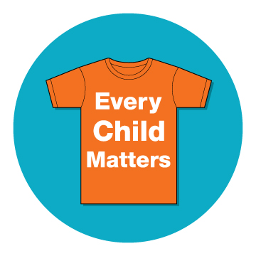 Every child matters Orange Shirt Day logo